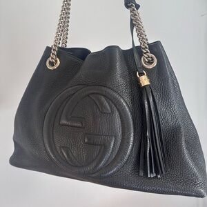 Gucci Soho Tote Bag Medium in Black